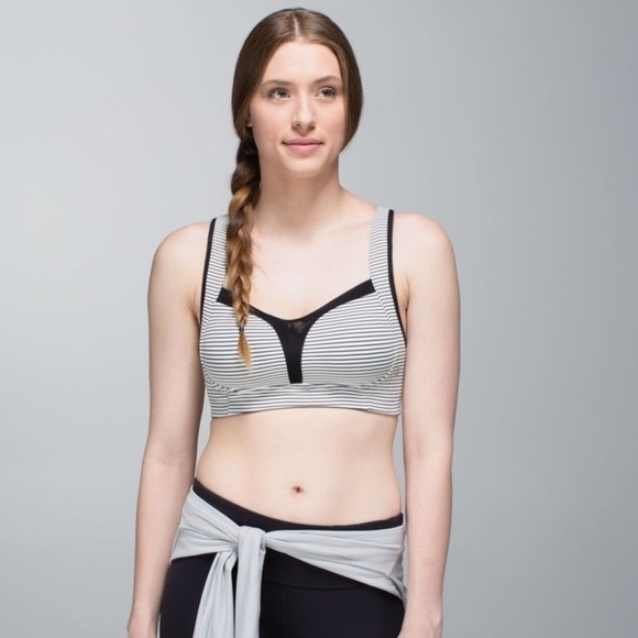 Lululemon Ta Ta Tamer II Hyper Stripe Angel Wing Black - Picture 1 of 8
